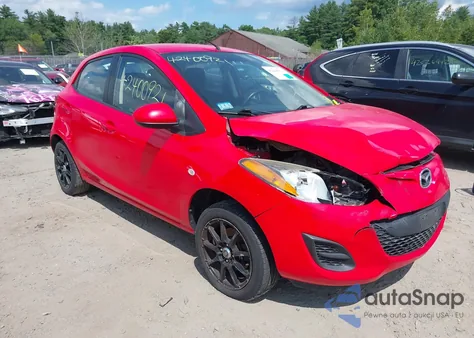 2012 Mazda Mazda2 Sport из США, поврежденный, VIN JM1DE1KZXC0141909